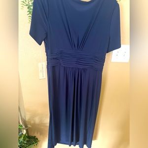Navy Blue Dress Evan Picone size 12 NWT